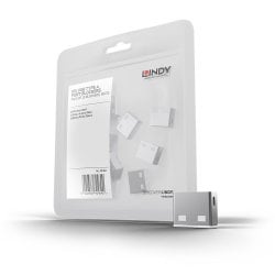 USB-A Port Blocker Extra Lock Pack, White (10x Locks)