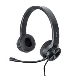 USB-C Office Headset with USB A to C Adapter