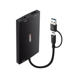 USB Type A and C to Dual HDMI 4K60 Converter